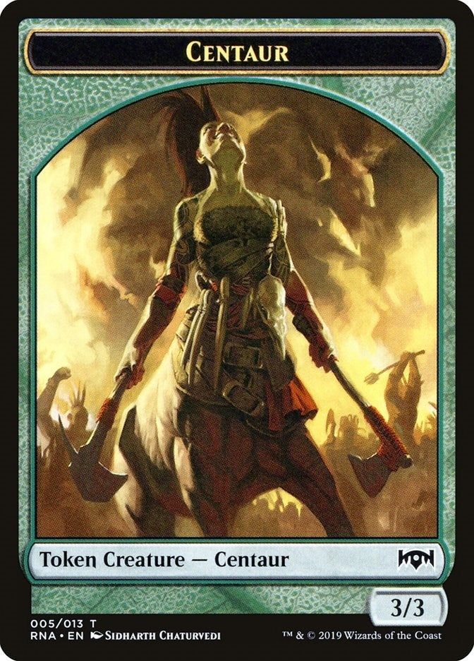 Image for Centaur Token (5) (Ravnica Allegiance) - Magic: The Gathering