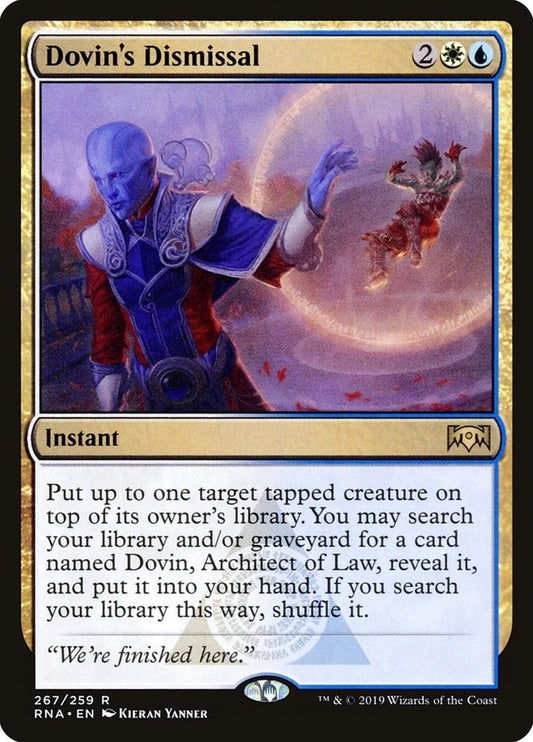 Image for Dovin's Dismissal (267) (Ravnica Allegiance) - Magic: The Gathering