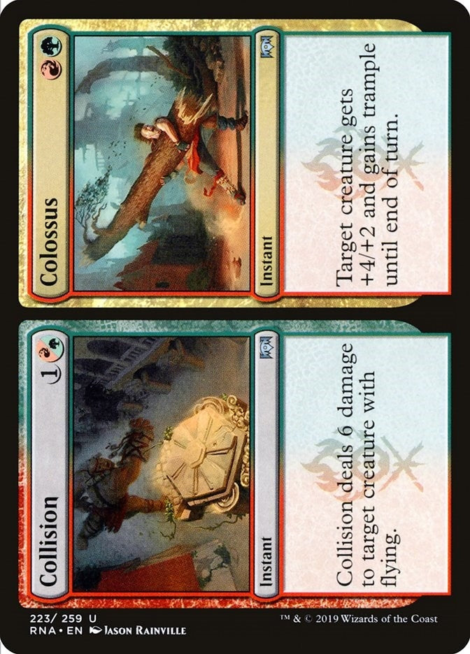 Image for Collision // Colossus (223) (Ravnica Allegiance) - Magic: The Gathering