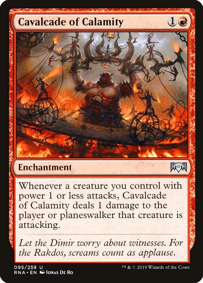 Image for Cavalcade of Calamity (95) (Ravnica Allegiance) - Magic: The Gathering