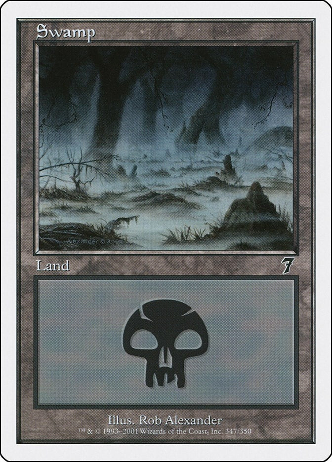 Image for Swamp (347) (347) (7th Edition) - Magic: The Gathering