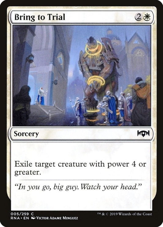 Image for Bring to Trial (5) (Ravnica Allegiance) - Magic: The Gathering