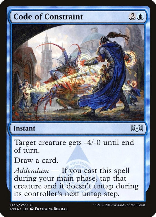 Image for Code of Constraint (35) (Ravnica Allegiance) - Magic: The Gathering