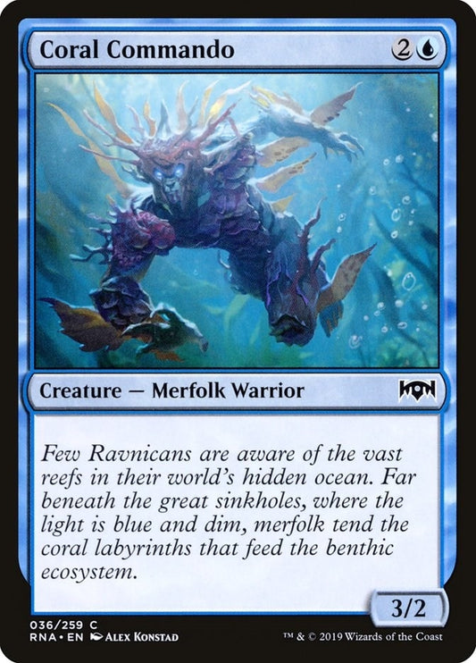 Image for Coral Commando (36) (Ravnica Allegiance) - Magic: The Gathering