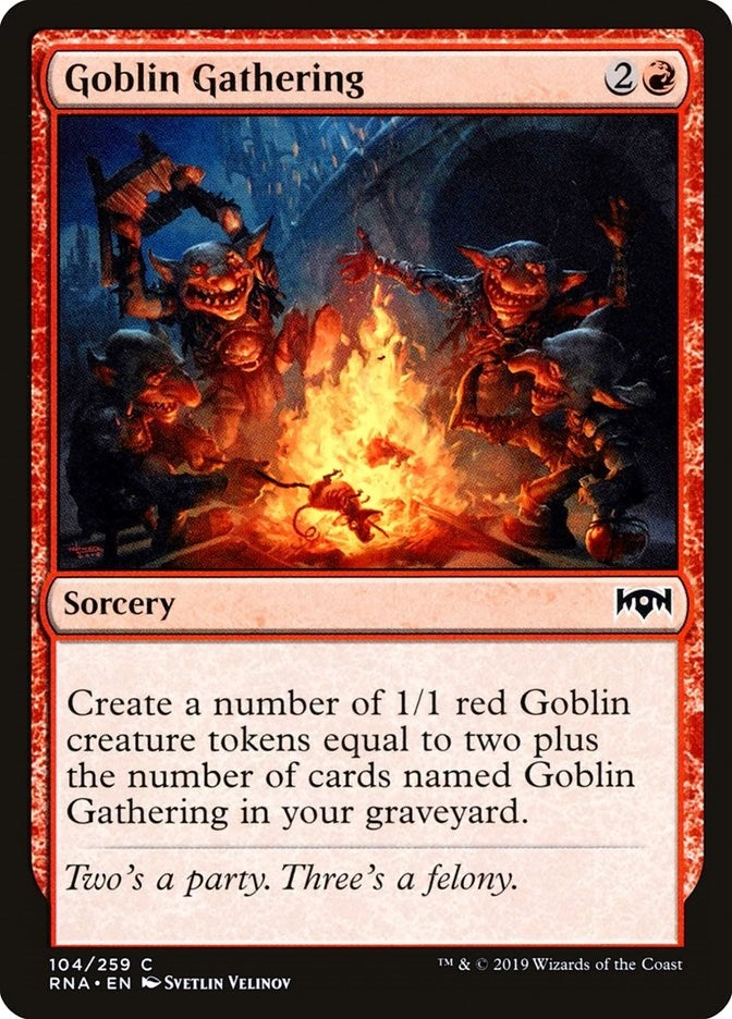 Image for Goblin Gathering (104) (Ravnica Allegiance) - Magic: The Gathering