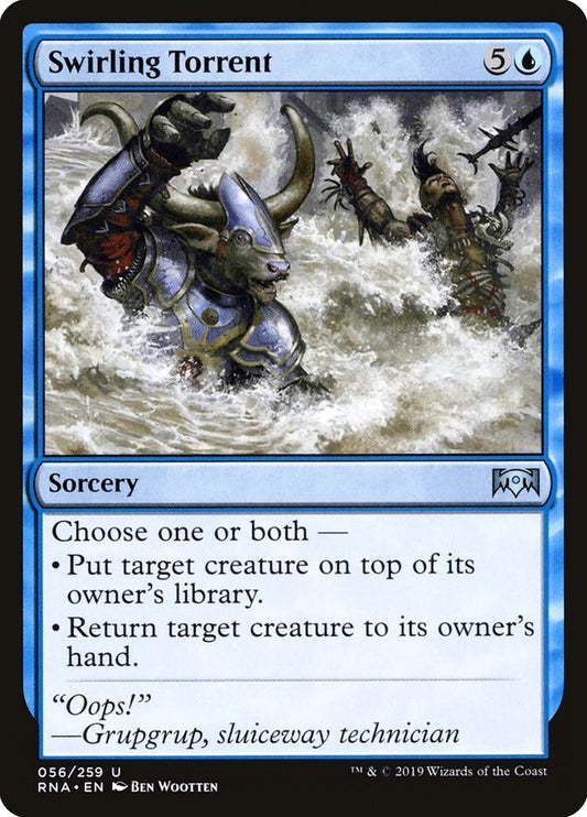 Image for Swirling Torrent (56) (Ravnica Allegiance) - Magic: The Gathering