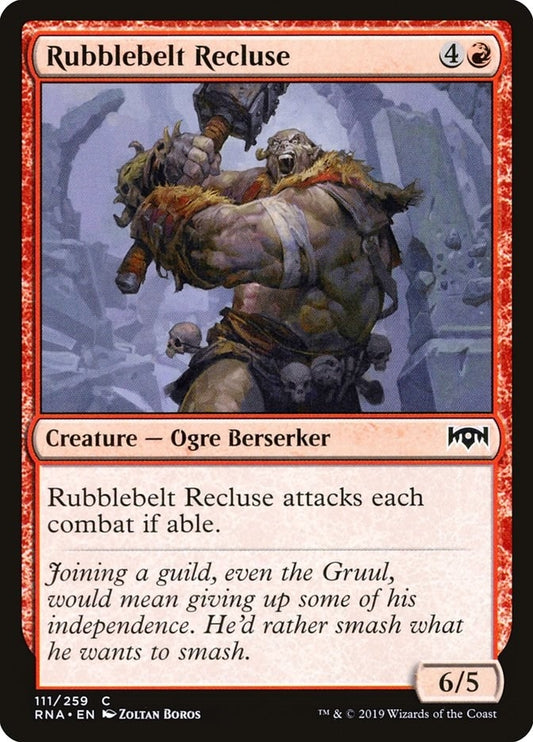 Image for Rubblebelt Recluse (111) (Ravnica Allegiance) - Magic: The Gathering