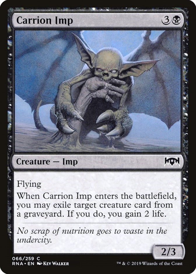 Image for Carrion Imp (66) (Ravnica Allegiance) - Magic: The Gathering