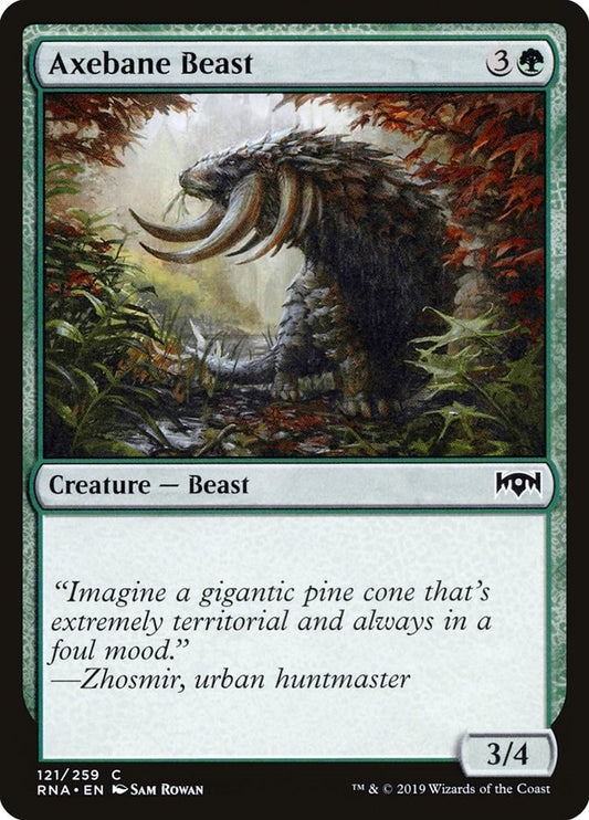 Image for Axebane Beast (121) (Ravnica Allegiance) - Magic: The Gathering