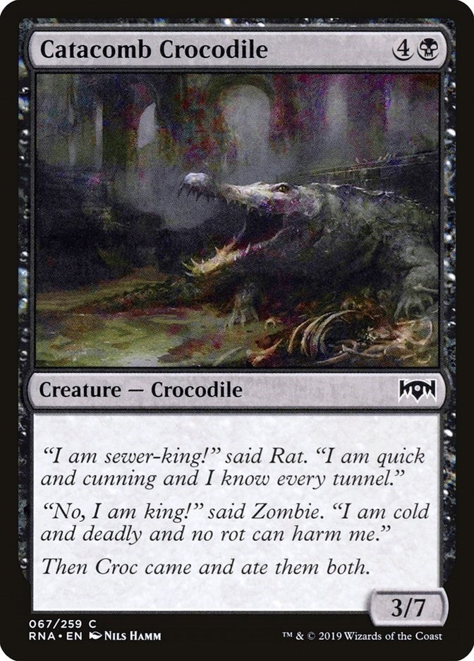 Image for Catacomb Crocodile (67) (Ravnica Allegiance) - Magic: The Gathering