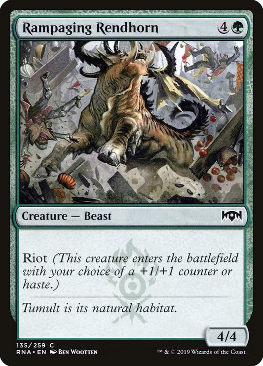Image for Rampaging Rendhorn (135) (Ravnica Allegiance) - Magic: The Gathering