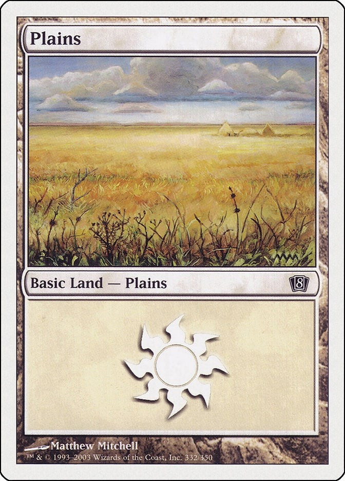 Image for Plains (332) (332) (8th Edition) - Magic: The Gathering