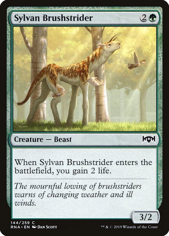 Image for Sylvan Brushstrider (144) (Ravnica Allegiance) - Magic: The Gathering