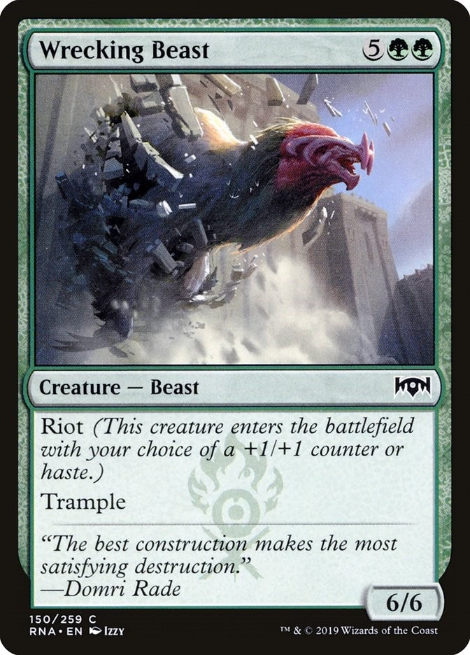 Image for Wrecking Beast (150) (Ravnica Allegiance) - Magic: The Gathering