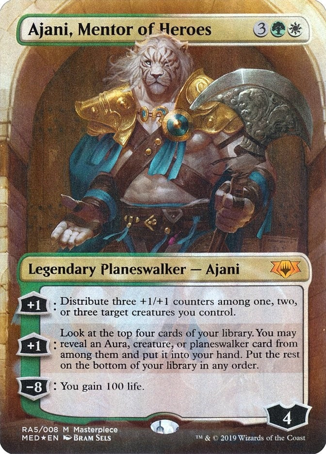 Image for Ajani, Mentor of Heroes (RA5) (Mythic Edition: Ravnica Allegiance) - Magic: The Gathering