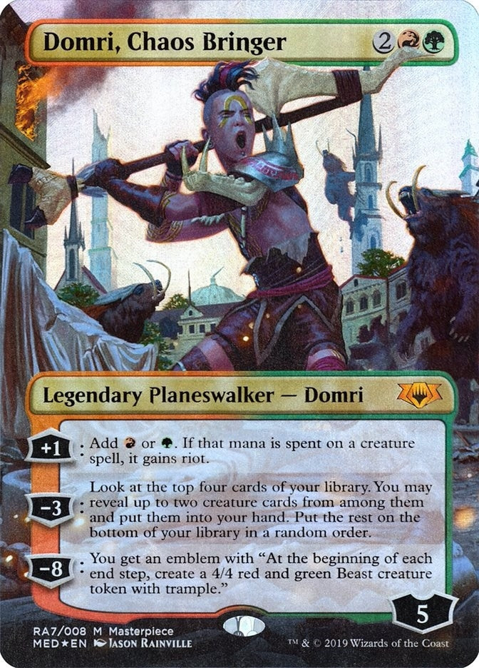 Image for Domri, Chaos Bringer (RA7) (Mythic Edition: Ravnica Allegiance) - Magic: The Gathering