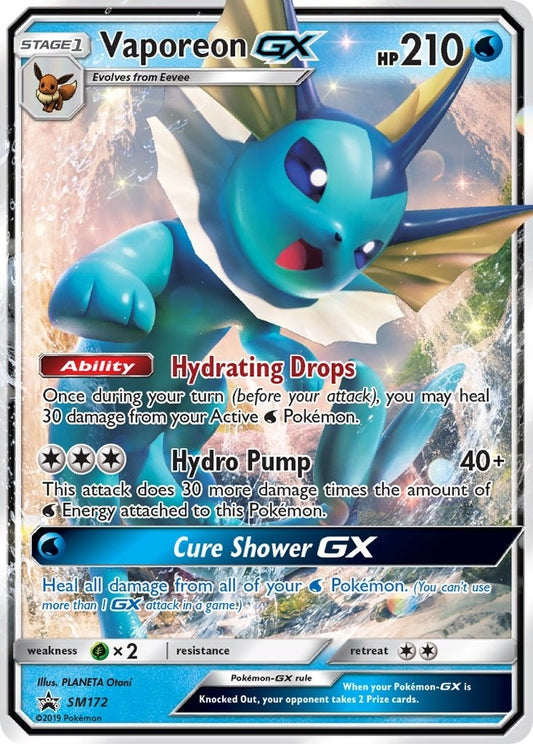 Image for Vaporeon GX - SM172 (SM172) (SM Promos) - Pokemon