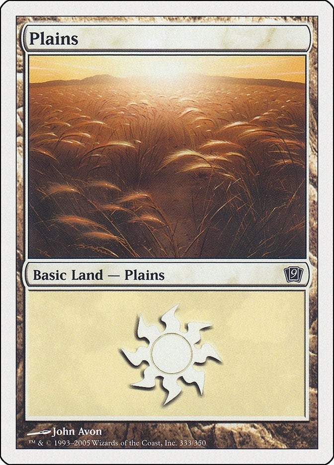 Image for Plains (333) (333) (9th Edition) - Magic: The Gathering