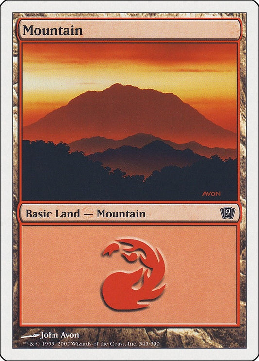 Image for Mountain (345) (345) (9th Edition) - Magic: The Gathering
