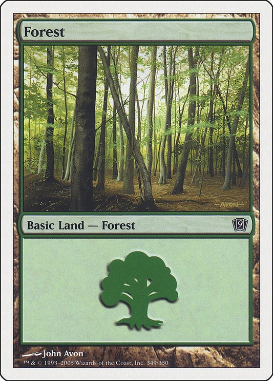 Image for Forest (349) (349) (9th Edition) - Magic: The Gathering