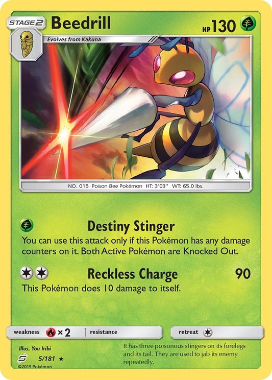 Image for Beedrill (5/181) (SM - Team Up) - Pokemon