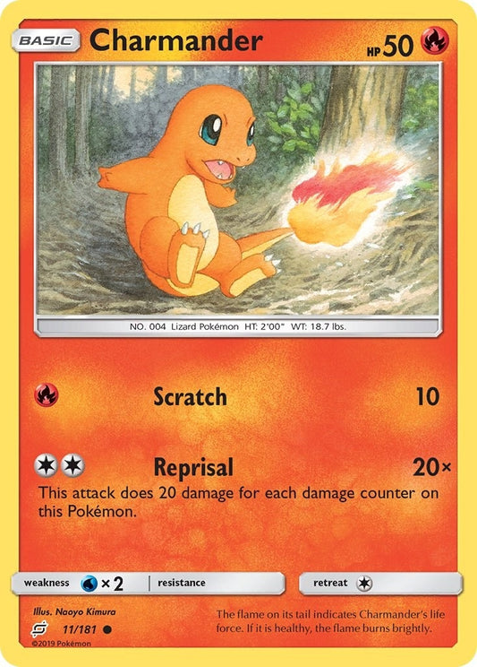 Image for Charmander (11) (11/181) (SM - Team Up) - Pokemon