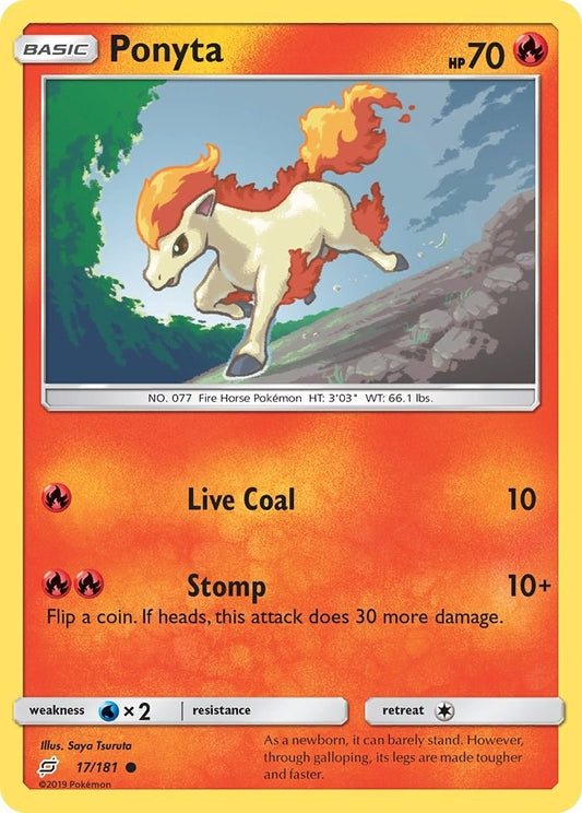 Image for Ponyta (17/181) (SM - Team Up) - Pokemon