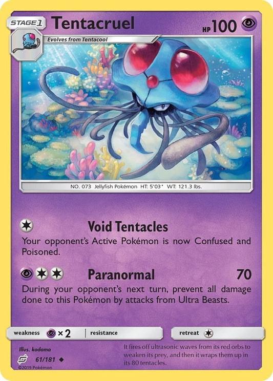 Image for Tentacruel (61/181) (SM - Team Up) - Pokemon