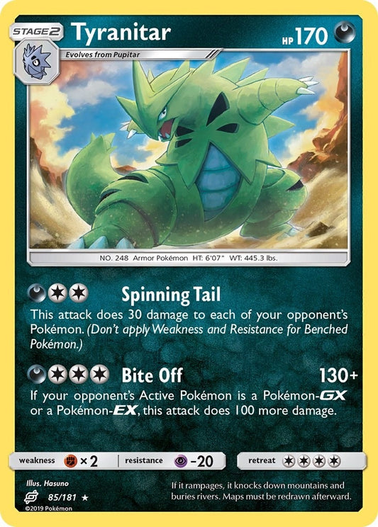 Image for Tyranitar (85/181) (SM - Team Up) - Pokemon