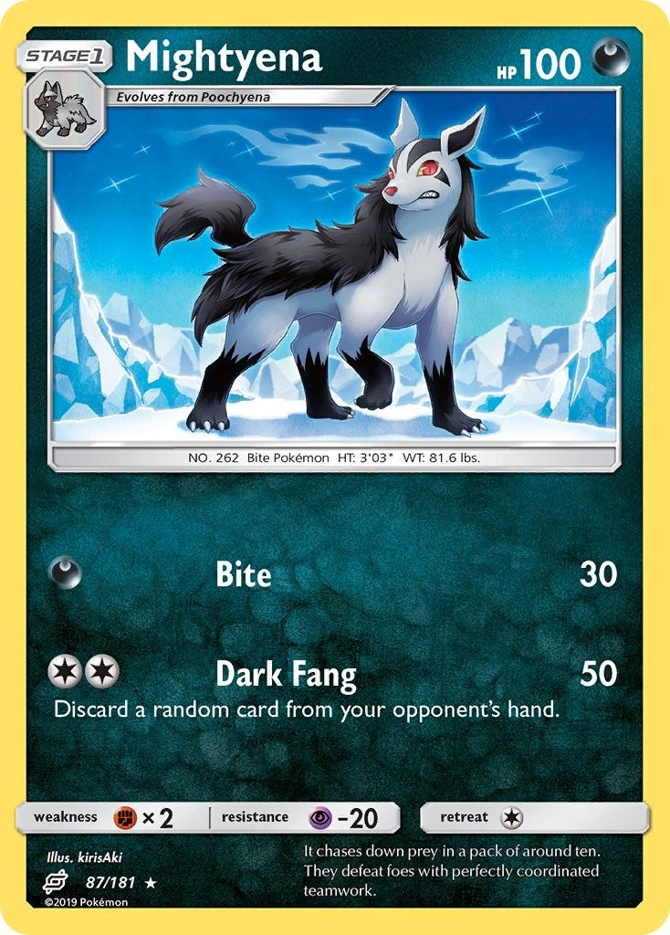 Image for Mightyena (87/181) (SM - Team Up) - Pokemon