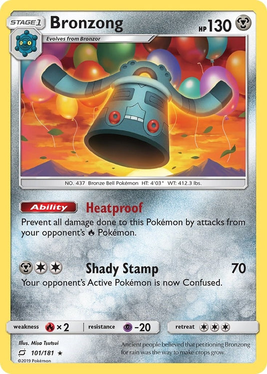 Image for Bronzong (101/181) (SM - Team Up) - Pokemon