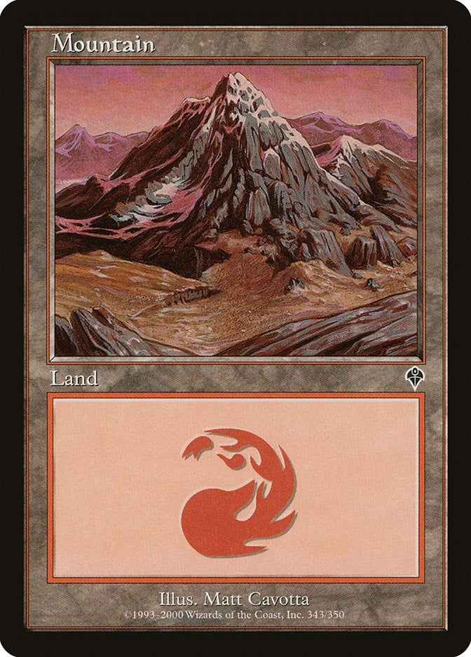 Image for Mountain (343) (343) (Invasion) - Magic: The Gathering
