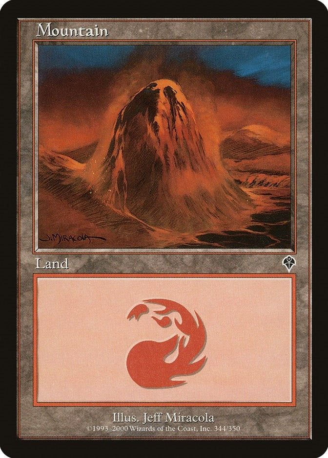 Image for Mountain (344) (344) (Invasion) - Magic: The Gathering