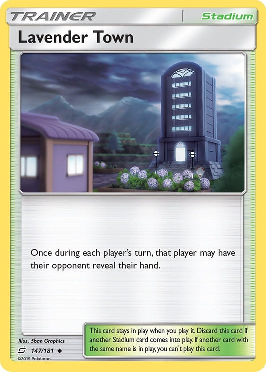 Image for Lavender Town (147/181) (SM - Team Up) - Pokemon