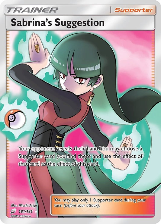 Image for Sabrina's Suggestion (Full Art) (181/181) (SM - Team Up) - Pokemon