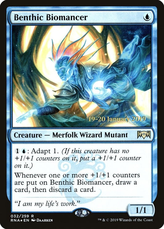 Image for Benthic Biomancer (32) (Prerelease Cards) - Magic: The Gathering