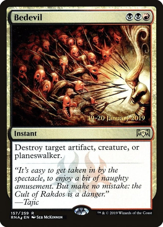Image for Bedevil (157) (Prerelease Cards) - Magic: The Gathering