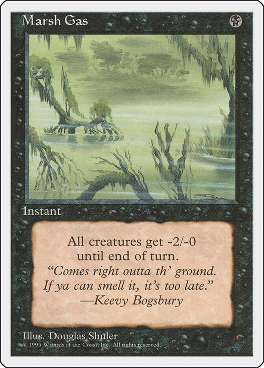 Image for Marsh Gas (Fourth Edition) - Magic: The Gathering