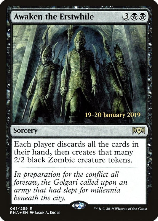 Image for Awaken the Erstwhile (61) (Prerelease Cards) - Magic: The Gathering