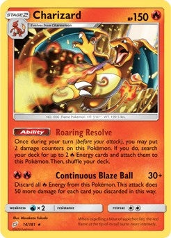 Image for Charizard - 14/181 (SM Team Up) (014/181) (Deck Exclusives) - Pokemon
