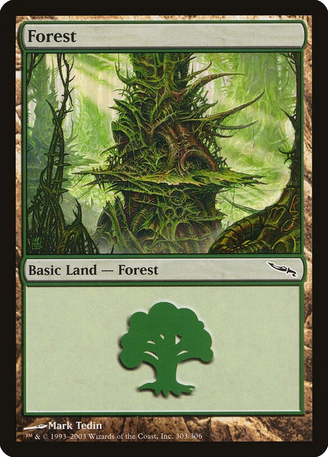 Image for Forest (303) (303) (Mirrodin) - Magic: The Gathering