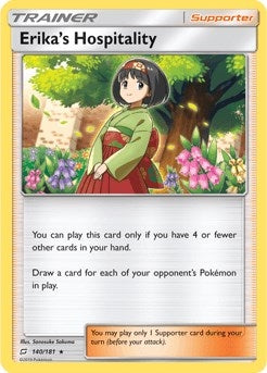 Image for Erika's Hospitality - 140/181 (SM Team Up) (140/181) (Deck Exclusives) - Pokemon
