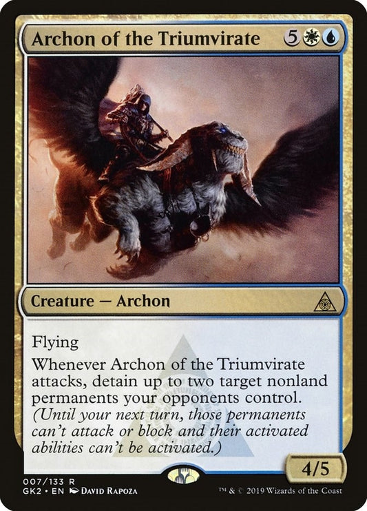 Image for Archon of the Triumvirate (7) (Ravnica Allegiance: Guild Kits) - Magic: The Gathering