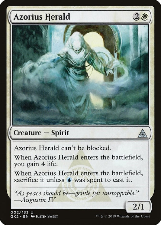 Image for Azorius Herald (2) (Ravnica Allegiance: Guild Kits) - Magic: The Gathering