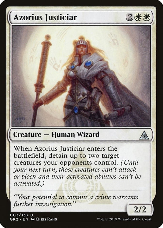 Image for Azorius Justiciar (3) (Ravnica Allegiance: Guild Kits) - Magic: The Gathering