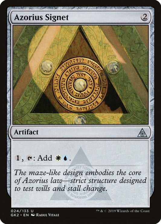 Image for Azorius Signet (24) (Ravnica Allegiance: Guild Kits) - Magic: The Gathering