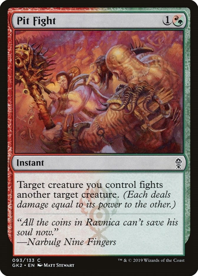 Image for Pit Fight (93) (Ravnica Allegiance: Guild Kits) - Magic: The Gathering