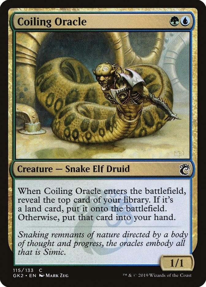Image for Coiling Oracle (115) (Ravnica Allegiance: Guild Kits) - Magic: The Gathering