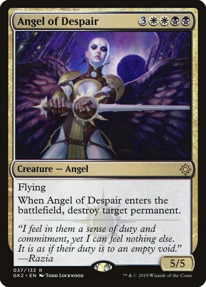 Image for Angel of Despair (37) (Ravnica Allegiance: Guild Kits) - Magic: The Gathering