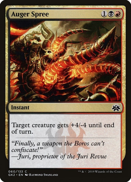 Image for Auger Spree (60) (Ravnica Allegiance: Guild Kits) - Magic: The Gathering